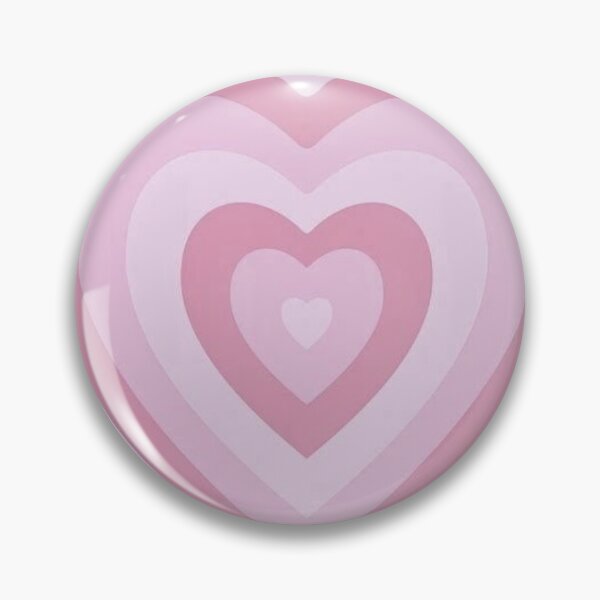 Item preview, Pink gradient heart aesthetic pin designed and sold by madebylauren.