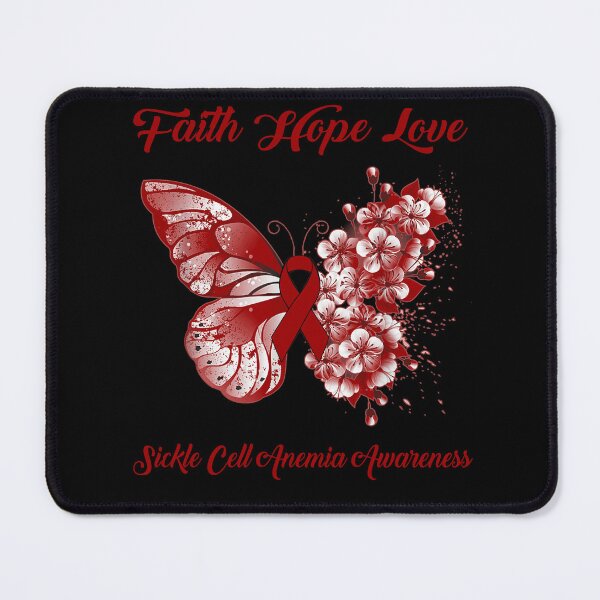 Item preview, Faith Hope Love Sickle Cell Anemia Awareness Butterfly Ribbon Gifts designed and sold by Adropine.