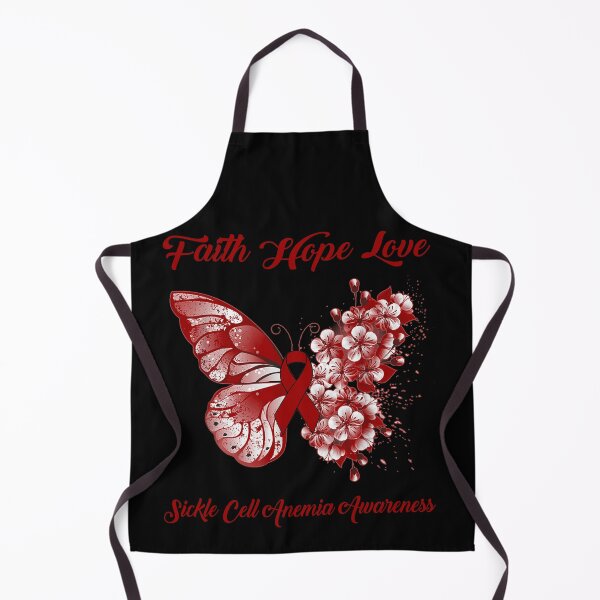 Item preview, Faith Hope Love Sickle Cell Anemia Awareness Butterfly Ribbon Gifts designed and sold by Adropine.