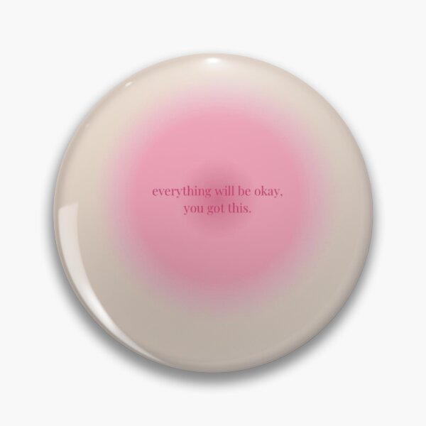 Item preview, Pink gradient aesthetic pin designed and sold by madebylauren.