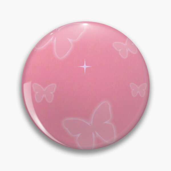 Item preview, Pink butterfly aesthetic pin designed and sold by madebylauren.