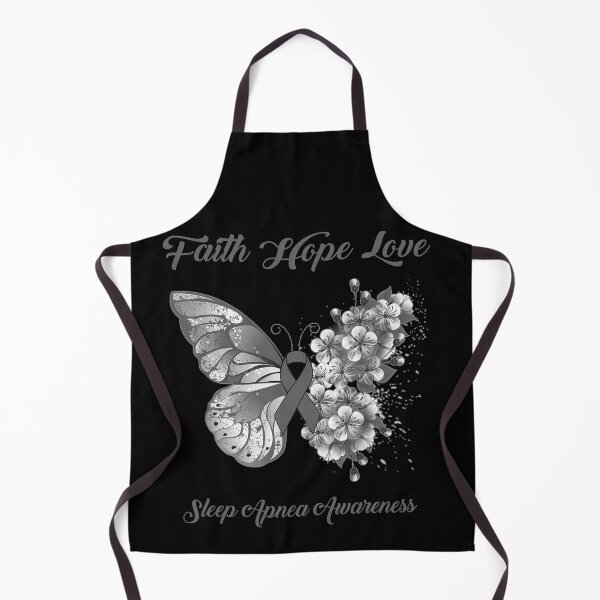 Item preview, Faith Hope Love Sleep Apnea Awareness Butterfly Ribbon Gifts designed and sold by Adropine.