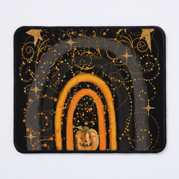 Item preview, Halloween Pumpkin Rainbow Stars Wall Art by Cherie(c)2022 designed and sold by CheriesArt.