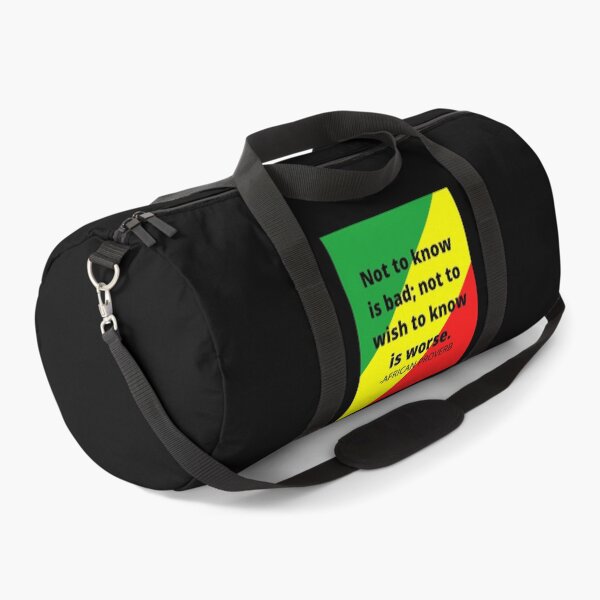 Item preview, African proverb: Not to know is bad; not wishing to know is worse. designed and sold by AfricanProverbs.
