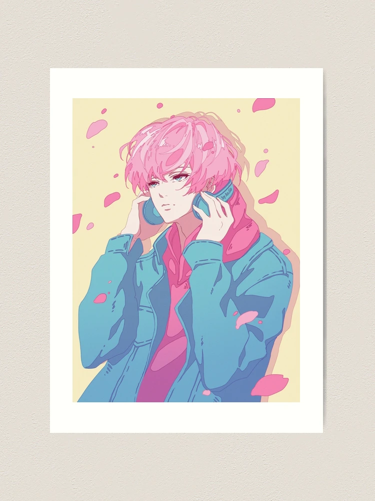 Cute anime boy spreading kindness and love Art Board Print for Sale by  BlueRoseHeart