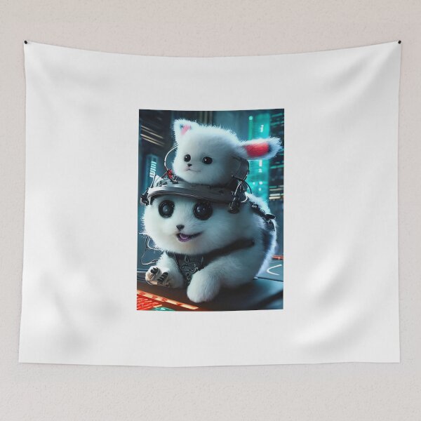 Item preview, Very Cute Fluffy Cyborg Unreal Engine 002 designed and sold by GGTS-Art.