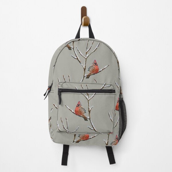 Item preview, Red Cardinal Perched on a Snow Covered Tree Branch  designed and sold by AnkasArtz.