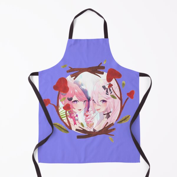 Item preview, Ironmouse Cute Vtuber Girl Floral Framed designed and sold by creativille.