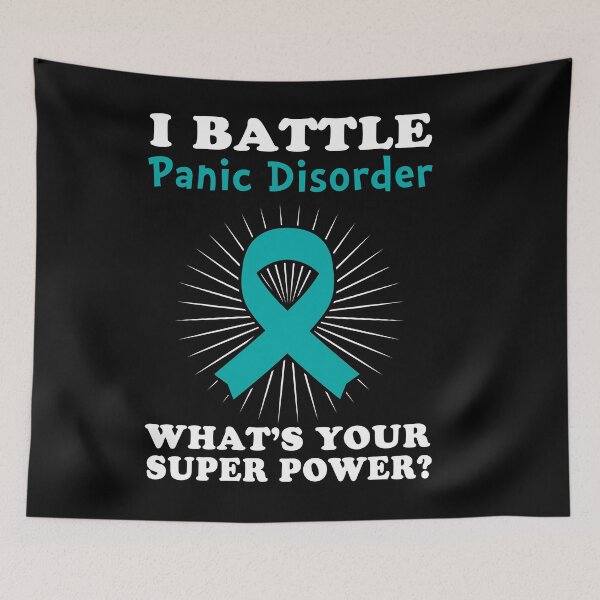 Item preview, I Battle Panic Disorder Funny Panic Disorder Warrior Gift designed and sold by rechardtee.