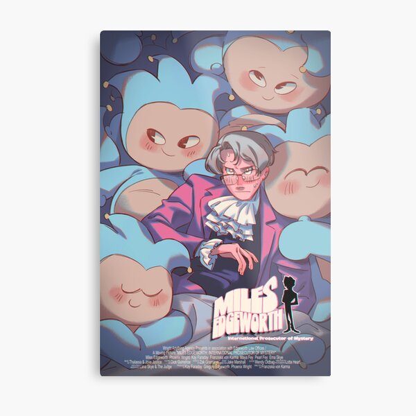 Miles Edgeworth: International Prosecutor of Mystery Metal Print