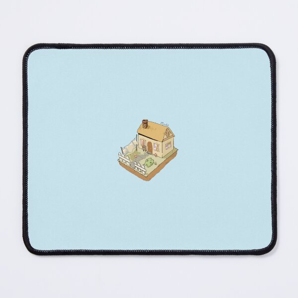 Item preview, Froggy Cottage mouse pad designed and sold by mintimochi.