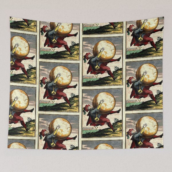 Item preview, Man being attacked by the earth - an ancient Italian proverb designed and sold by SirenSeventyOne.