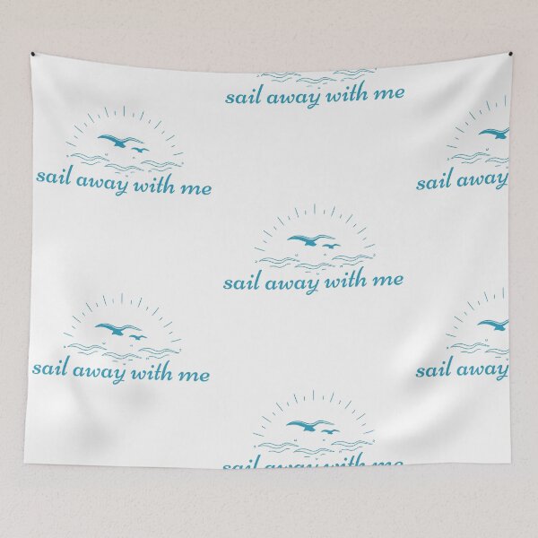 Item preview, Sail Away With Me designed and sold by CakmakShop.