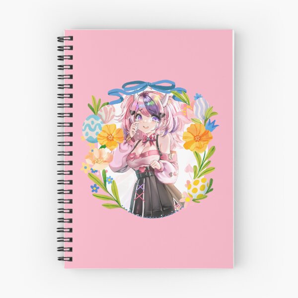 Item preview, Ironmouse Cute Vtuber Girl with Beautiful Floral Garland Frame designed and sold by creativille.