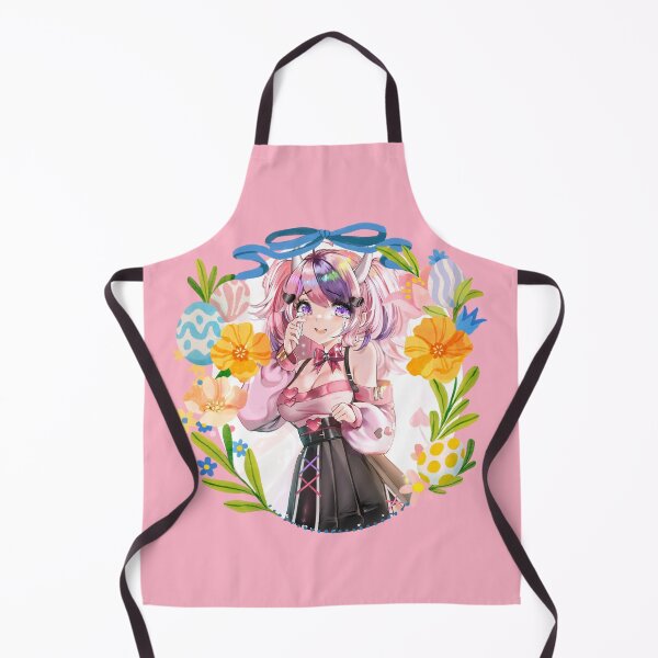 Item preview, Ironmouse Cute Vtuber Girl with Beautiful Floral Garland Frame designed and sold by creativille.
