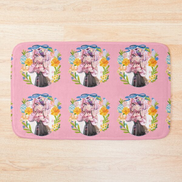 Item preview, Ironmouse Cute Vtuber Girl with Beautiful Floral Garland Frame designed and sold by creativille.