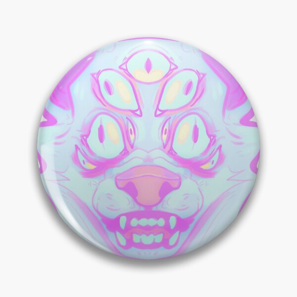 Item preview, Neon pastel wolf king designed and sold by HellHoundWS.
