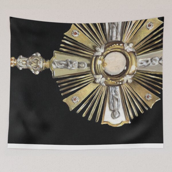Item preview, O Sacrament Most Holy - Catholic art designed and sold by Monica Skrzypczak.