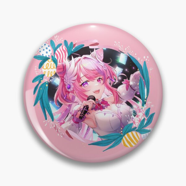 Item preview, Ironmouse Cute Vtuber Girl Singing with Beautiful Floral Garland Frame designed and sold by creativille.