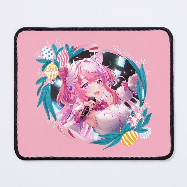 Item preview, Ironmouse Cute Vtuber Girl Singing with Beautiful Floral Garland Frame designed and sold by creativille.