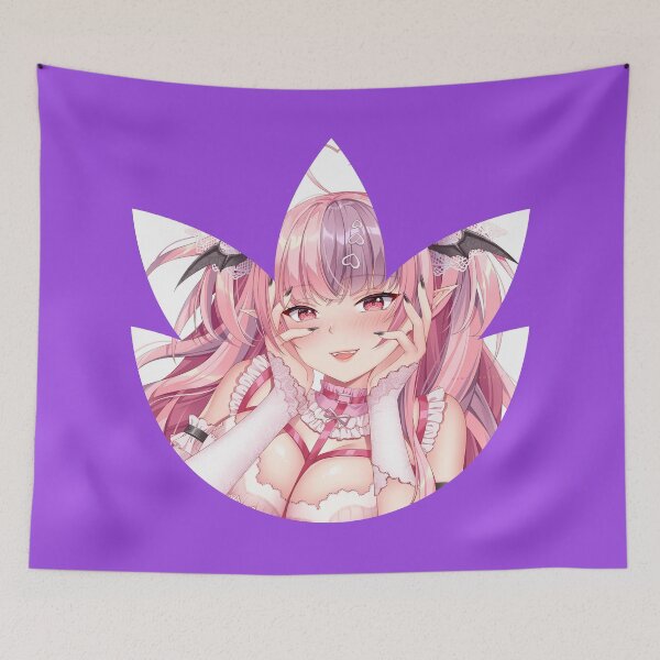 Item preview, Ironmouse Cute Vtuber Girl Leaf Cut Framed designed and sold by creativille.
