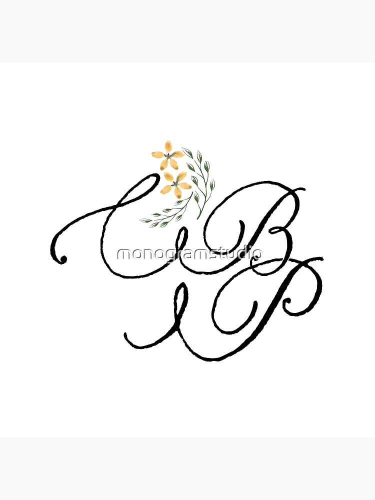 Letras decorativas  Letras de monograma, Tipos de letras