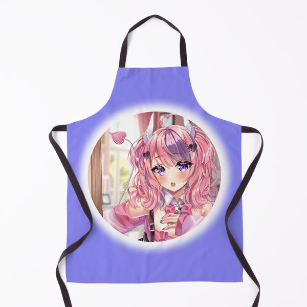 Item preview, Ironmouse Cute Vtuber Girl Circular Cut Frame designed and sold by creativille.