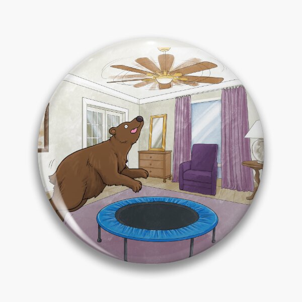 Item preview, Dumb Bear - Trampoline designed and sold by JadedSketch.