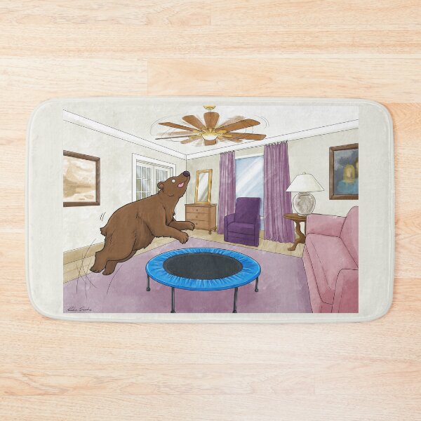 Item preview, Dumb Bear - Trampoline designed and sold by JadedSketch.