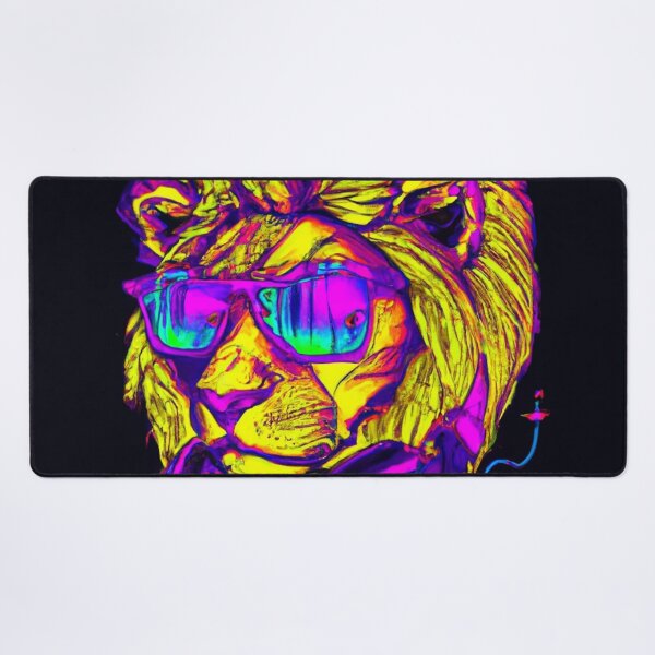 Item preview, Lion Wearing Headphones designed and sold by Zestpond.