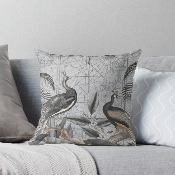 Item preview, peacock peacock floor pillow designed and sold by KAONZA.