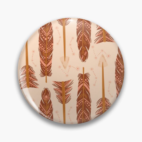 Item preview, feather design with brown background designed and sold by DODObakr.
