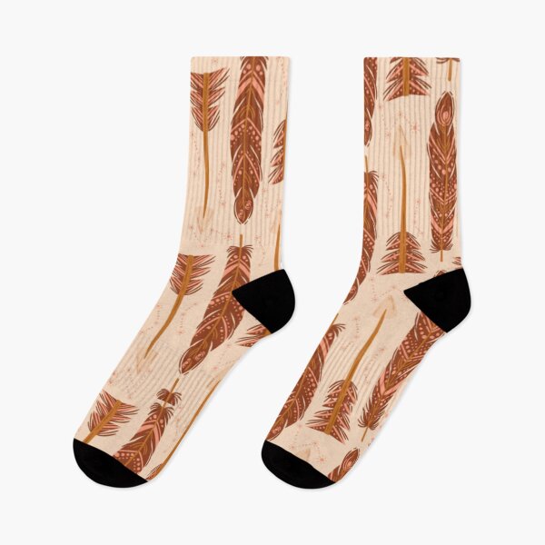 Item preview, feather design with brown background designed and sold by DODObakr.