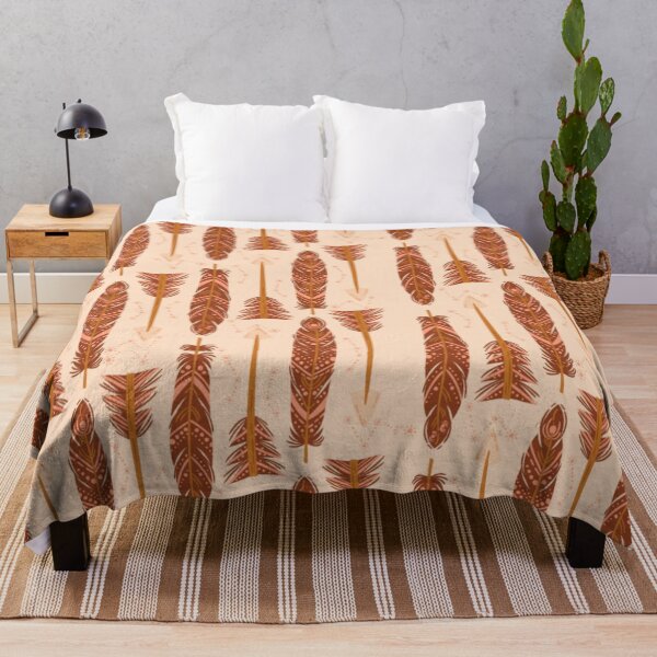 Item preview, feather design with brown background designed and sold by DODObakr.