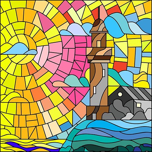 Stained Glass 46 (Style:2)
