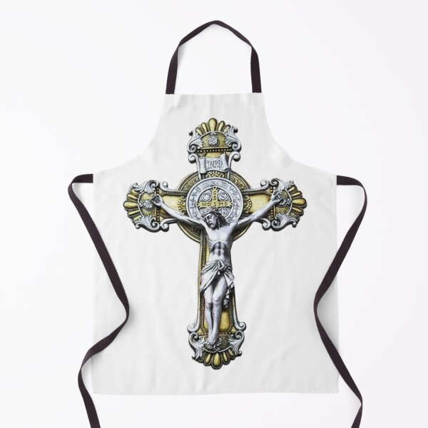 Item preview, Gold & Silver Benedict Crucifix  designed and sold by DeusExMachina1.