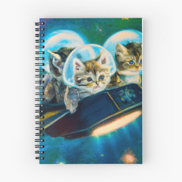 Item preview, Kittens On A Spaceship designed and sold by Zestpond.