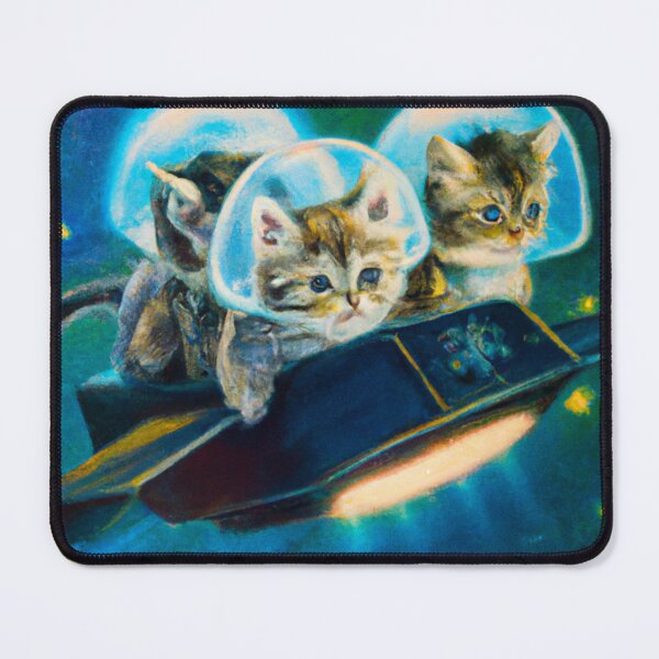 Item preview, Kittens On A Spaceship designed and sold by Zestpond.