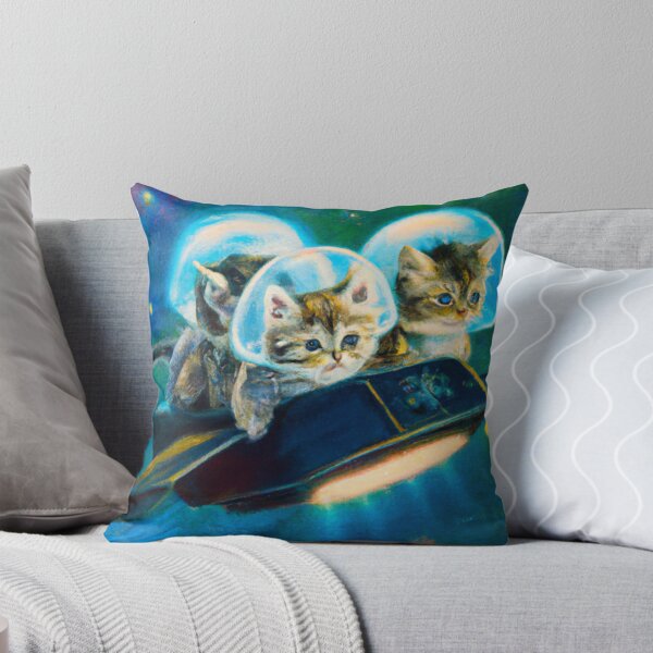 Item preview, Kittens On A Spaceship designed and sold by Zestpond.