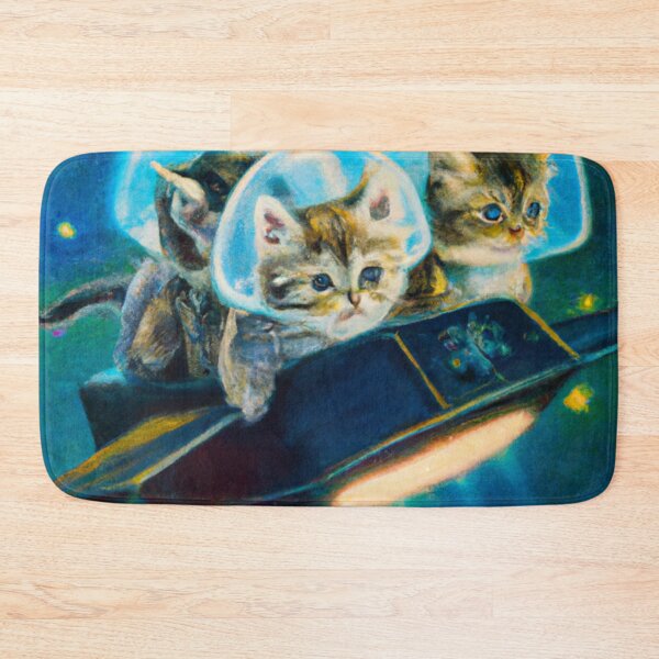 Item preview, Kittens On A Spaceship designed and sold by Zestpond.