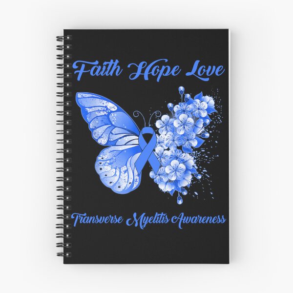 Item preview, Faith Hope Love Transverse Myelitis Awareness Butterfly Ribbon Gifts designed and sold by Adropine.