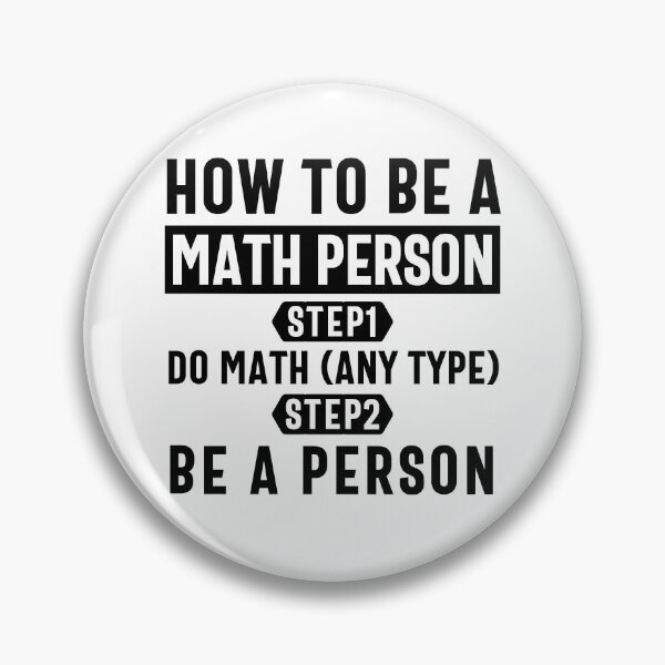 Item preview, How to be a Math Person poster - inspirational math gift - Funny Mathematical Lover Design Gift designed and sold by Olivergifts.