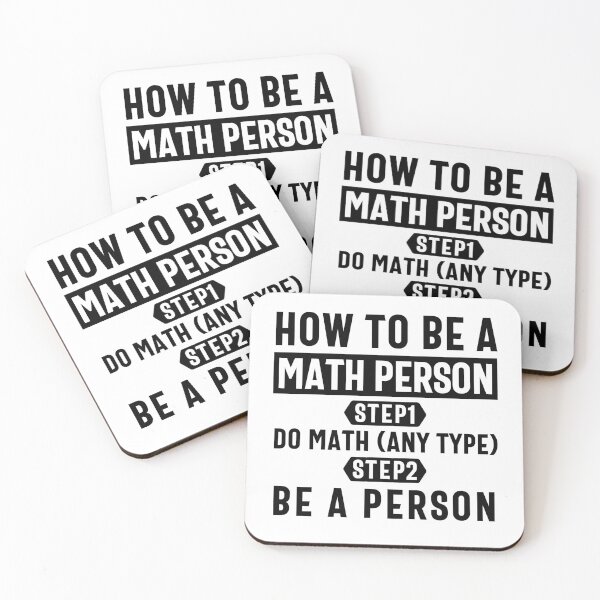 Item preview, How to be a Math Person poster - inspirational math gift - Funny Mathematical Lover Design Gift designed and sold by Olivergifts.