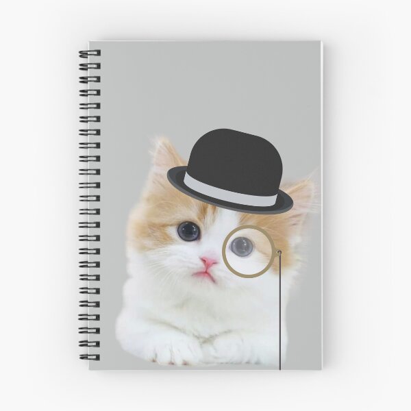 Item preview, Adorable Dapper Kitten with Monacle and Hat  designed and sold by SGNorton.