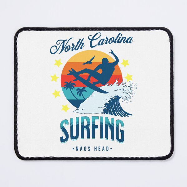 Item preview, Show your pride with your Nags Head NJ tee shirt, cap or Mug, all featuring this stunning Nags Head NJ surfer and Nags Head surfing design. designed and sold by gratefulshop.