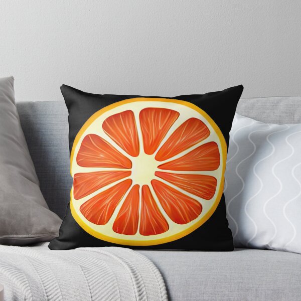Item preview, Bloodorange/grape fruit illustration art designed and sold by artsyworldart.