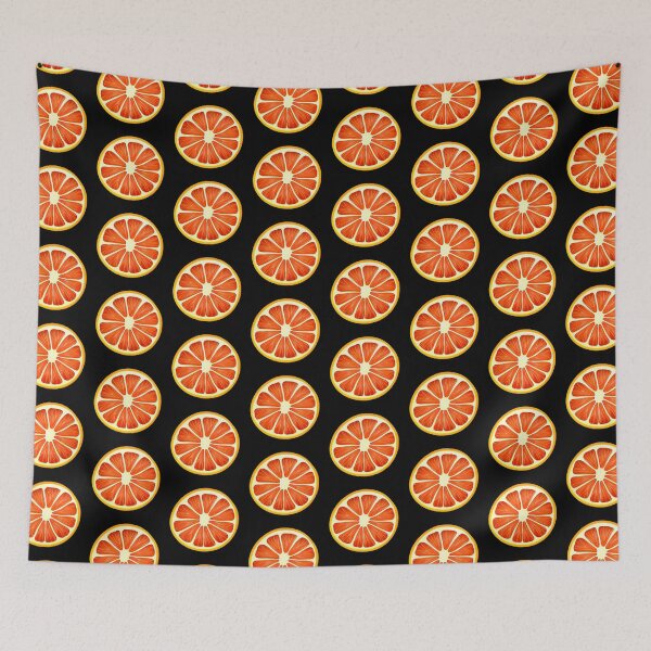 Item preview, Bloodorange/grape fruit illustration art designed and sold by artsyworldart.