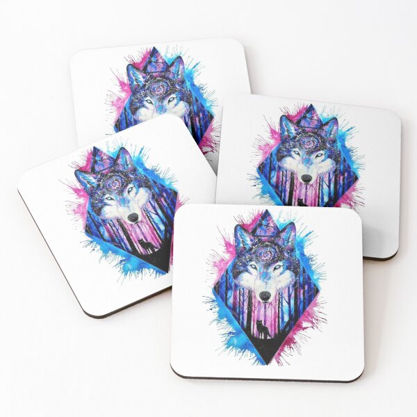 Item preview, Galaxy wolf designed and sold by UrbanBubules.