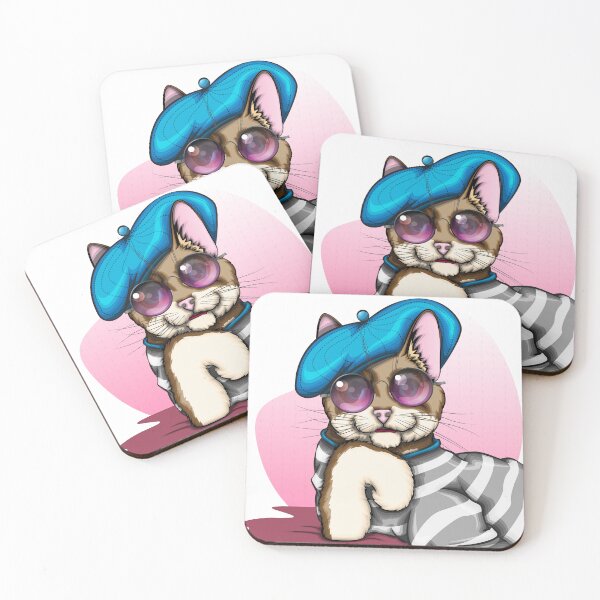 Item preview, Un gato con estilo designed and sold by h4nz4rt.
