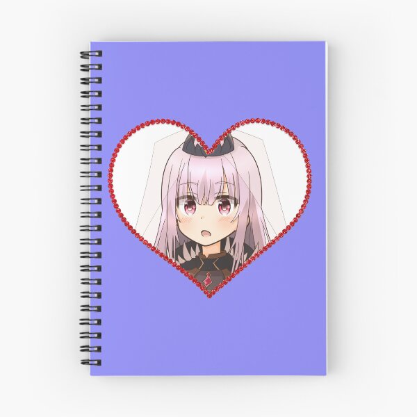 Item preview, Mori Calliope hololive Vtuber Heart Shape Cut With Rose Border designed and sold by creativille.